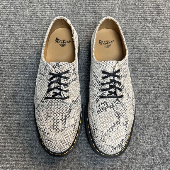 Dr. Martens 2046 Women’s Size 8/Men’s 7 Python Print Suede Snake Skin Oxford NEW - Picture 7 of 12